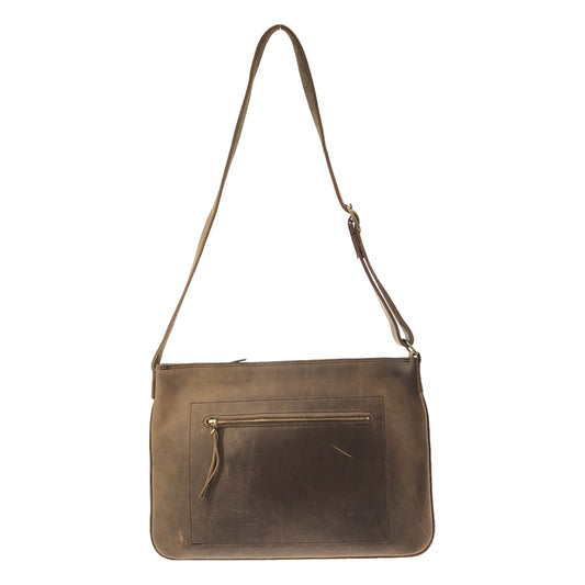 klause / Kloise | SHOULDER BAG Leather shoulder bag Unisex | Brown | Men's