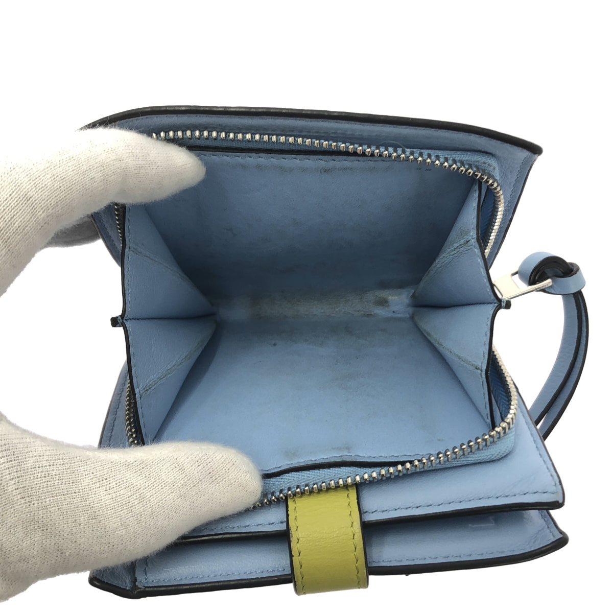 LOEWE / ロエベ | SGC COMPACT ZIP WALLET / アナグラム ロゴ レザー コンパクト ウォレット 財布 |