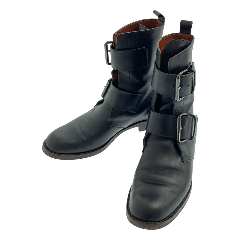 MICHEL VIVIEN / ミッシェルヴィヴィアン | BELTED BOOT/ レザー バックル ストラップ ブーツ | 37 | レディース