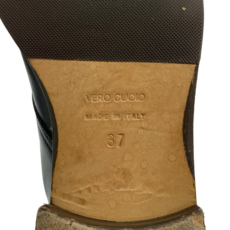 MICHEL VIVIEN / ミッシェルヴィヴィアン | BELTED BOOT/ レザー バックル ストラップ ブーツ | 37 | レディース