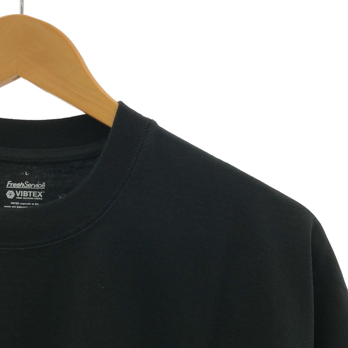FreshService / 프레시 서비스 | VIBTEX / S/S CREW NECK TEE / 로고 T셔츠 컷소우 | L | 맨즈