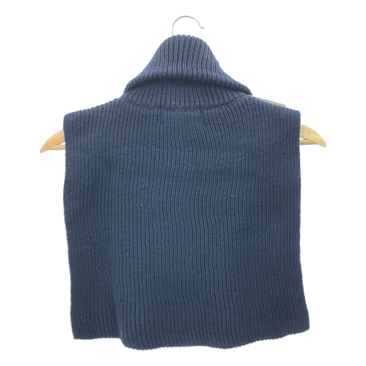 【美品】  Framework / フレームワーク | 2024AW | OLD DERBY 別注 ジップアップハイネックプルオーバーニット | 40 | ネイビー | レディース