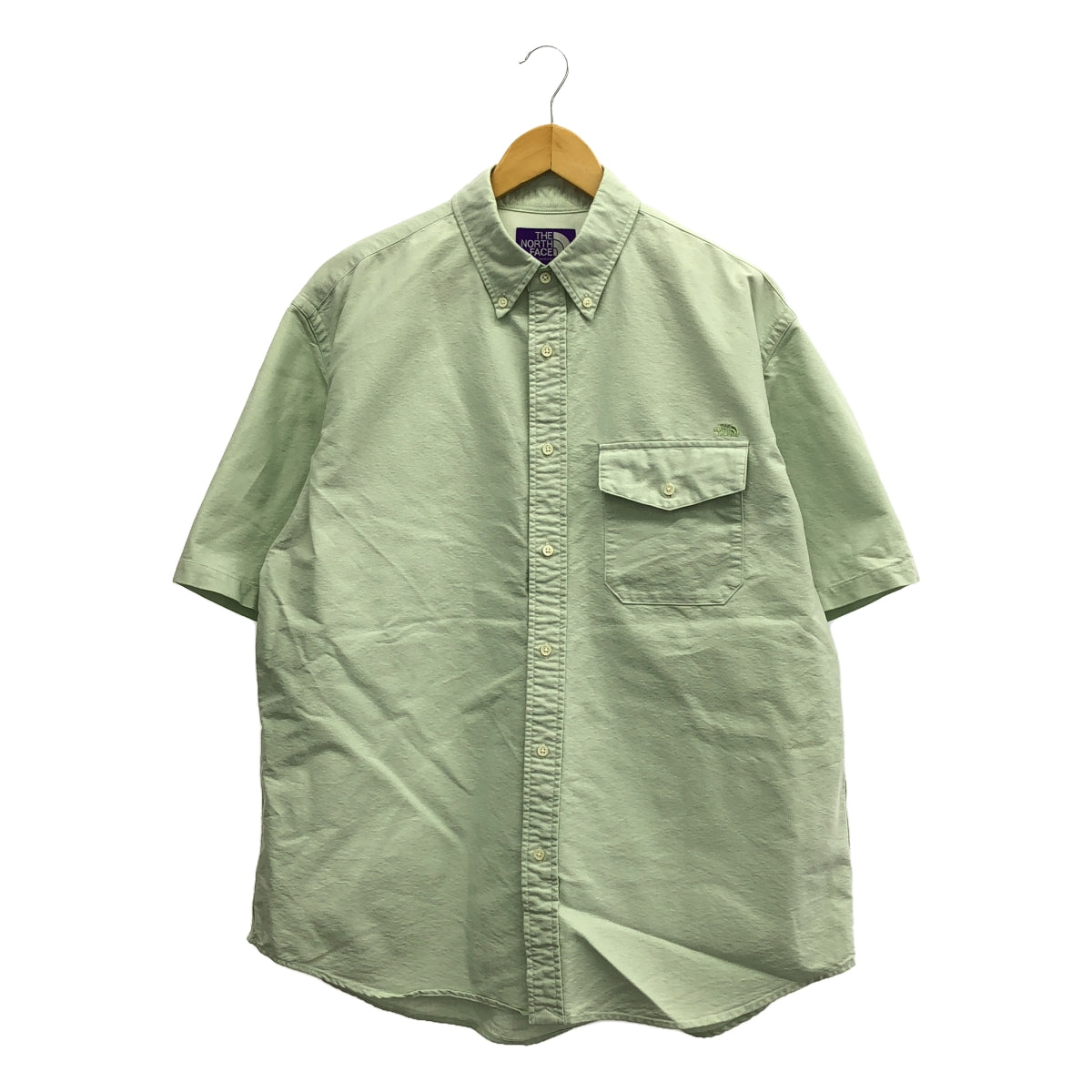 THE NORTH FACE PURPLE LABEL | 2023SS | Cotton Polyester OX BD H/S Shirt | Half Sleeve Shirt | L | Green | Men's