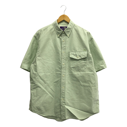 THE NORTH FACE PURPLE LABEL / ザノースフェイスパープルレーベル | 2023SS | Cotton Polyester OX B.D. H/S Shirt ハーフスリーブ シャツ | L | メンズ