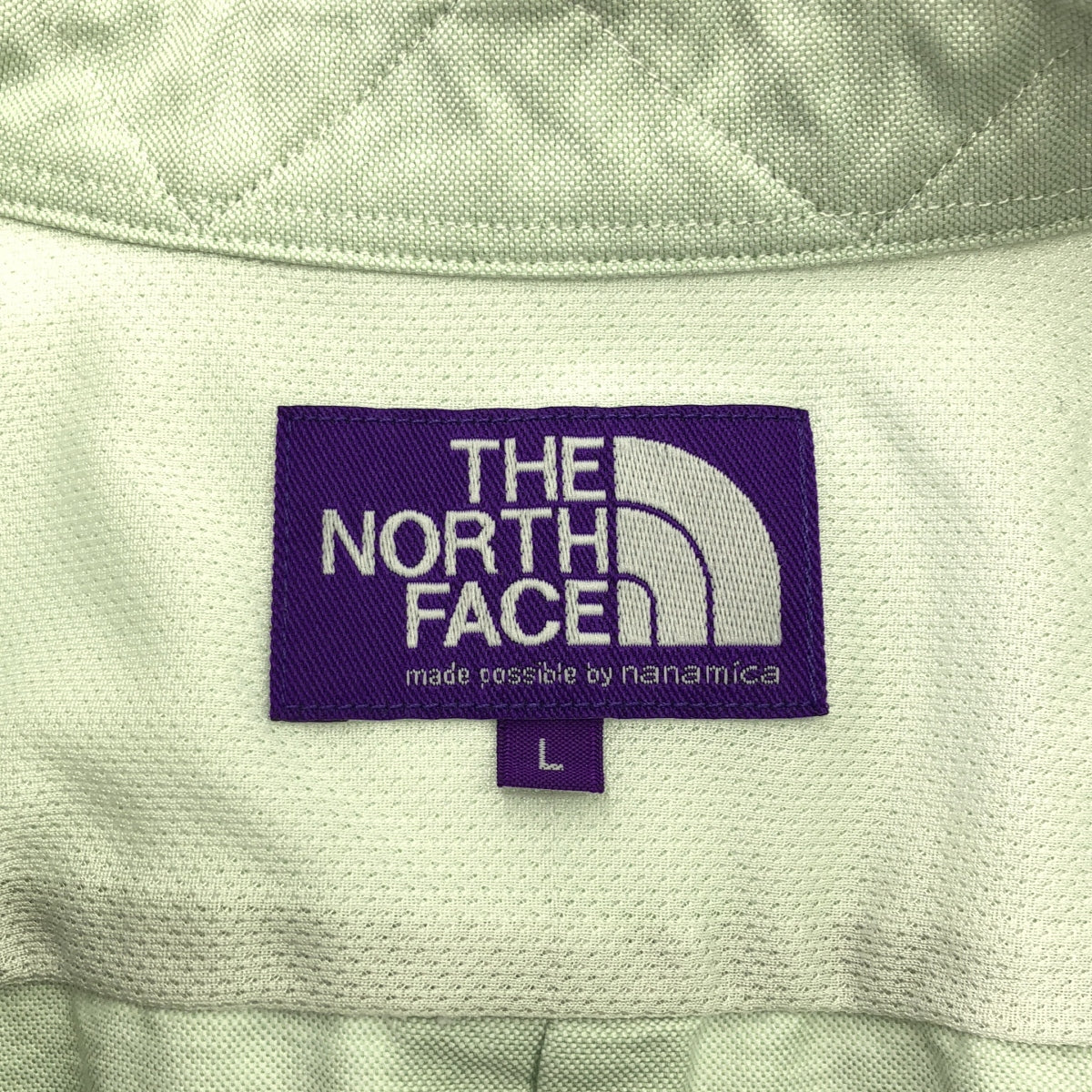 THE NORTH FACE PURPLE LABEL / 자노스 페이스 퍼플 라벨 | 2023SS | Cotton Polyester OX BD H/S Shirt 하프 슬리브 셔츠 | L | 그린 | 맨즈