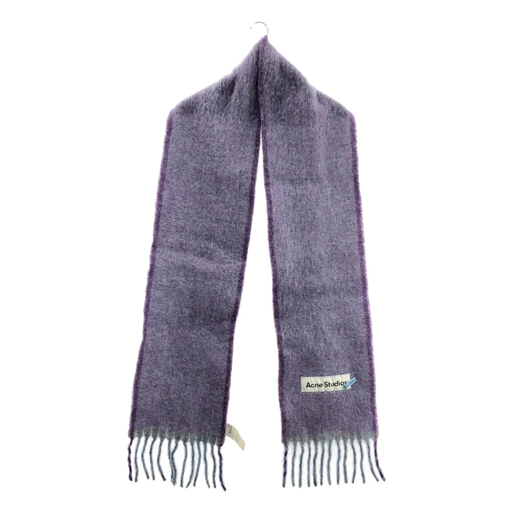 Acne Studios / アクネストゥディオズ | アルパカ モヘア ウール フリンジ ストール マフラー |