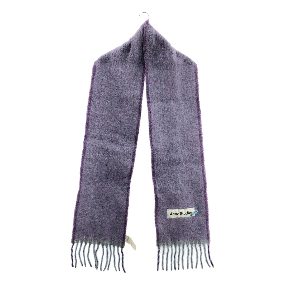 Acne Studios / アクネストゥディオズ | アルパカ モヘア ウール フリンジ ストール マフラー |