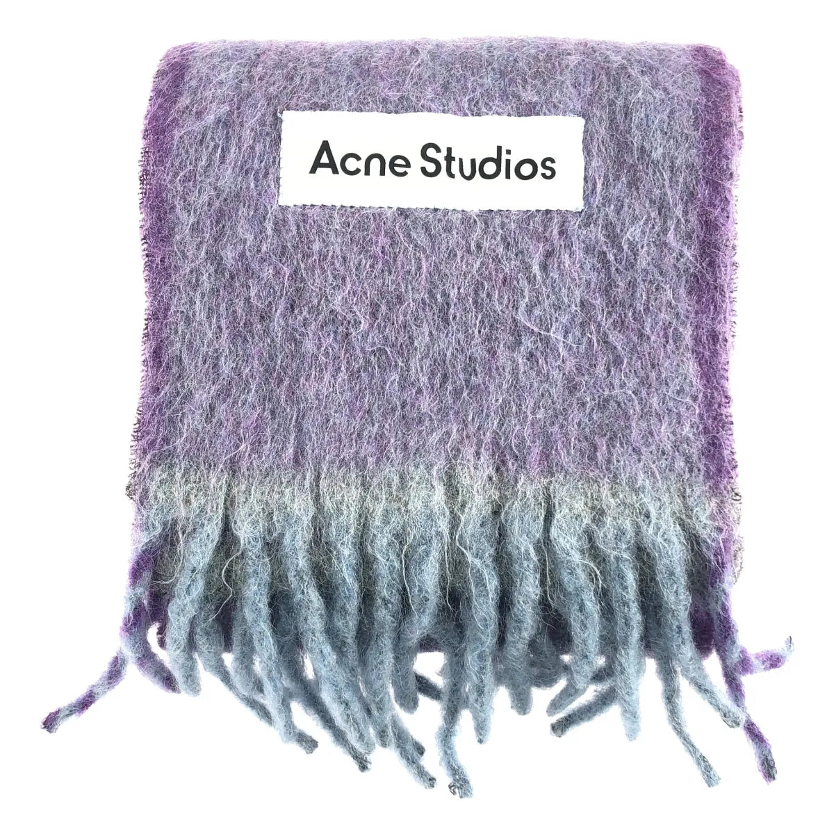 Acne Studios / アクネストゥディオズ | アルパカ モヘア ウール フリンジ ストール マフラー |