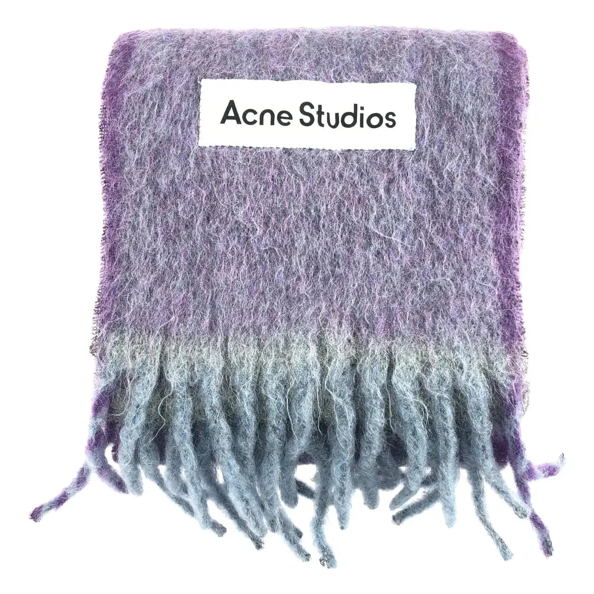 Acne Studios / アクネストゥディオズ | アルパカ モヘア ウール フリンジ ストール マフラー |