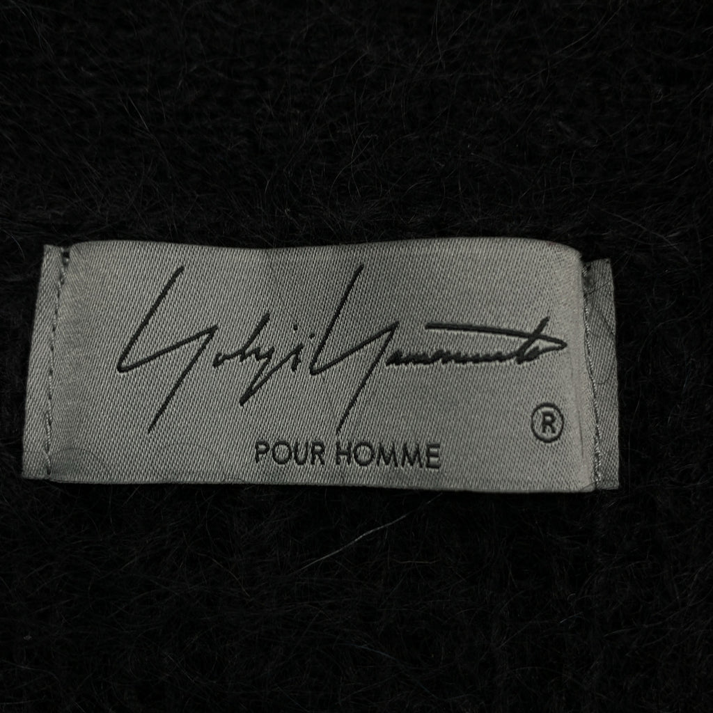 YOHJI YAMAMOTO POUR HOMME / 요우지야마모토풀 옴므 | 2023AW | 모헤야 알파카 울 니트 오버 롱 카디건 코디건 | 3 | 남성