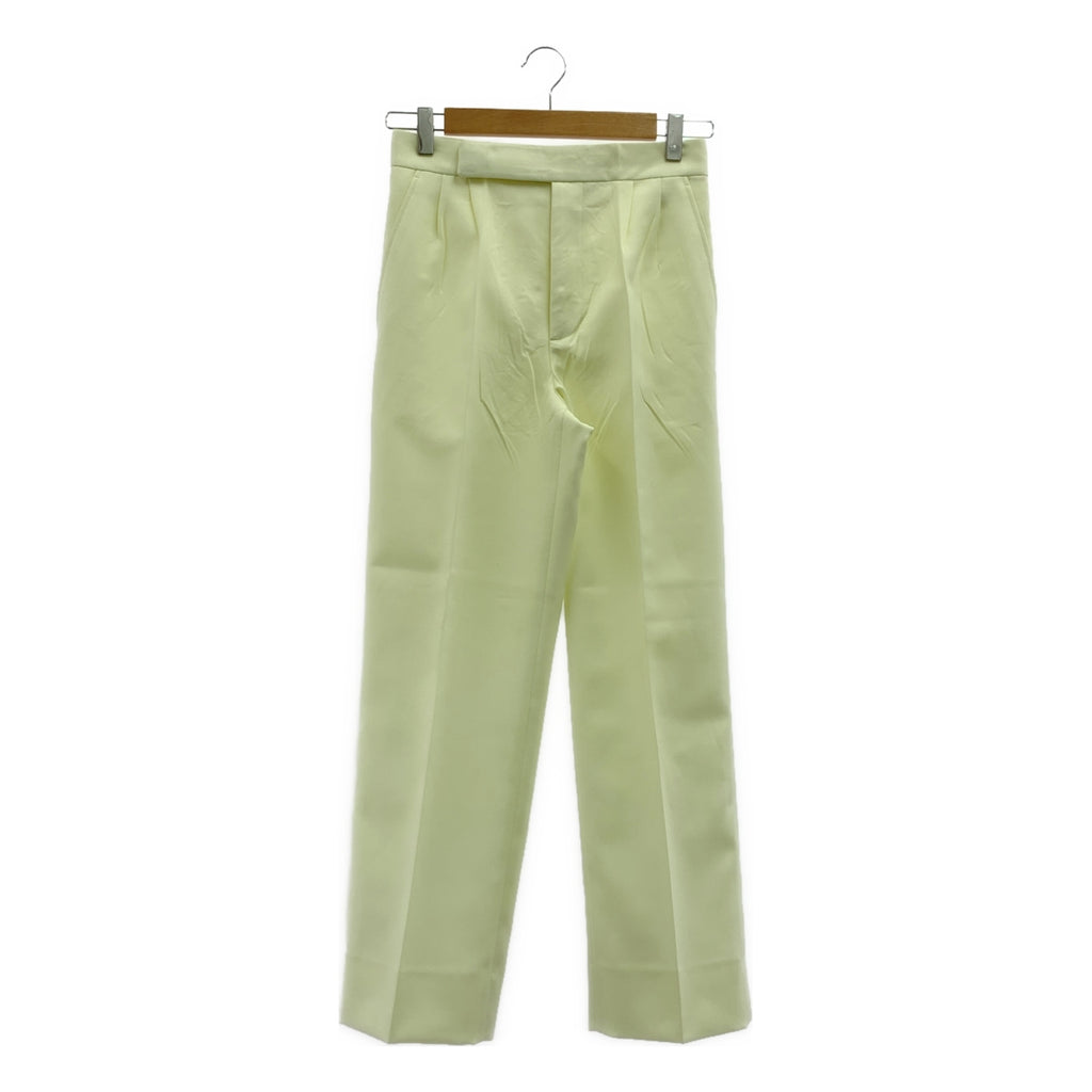 CELINE / セリーヌ | フィービー期 ポリエステル コットン 2タック スラックス パンツ | 34 | レディース