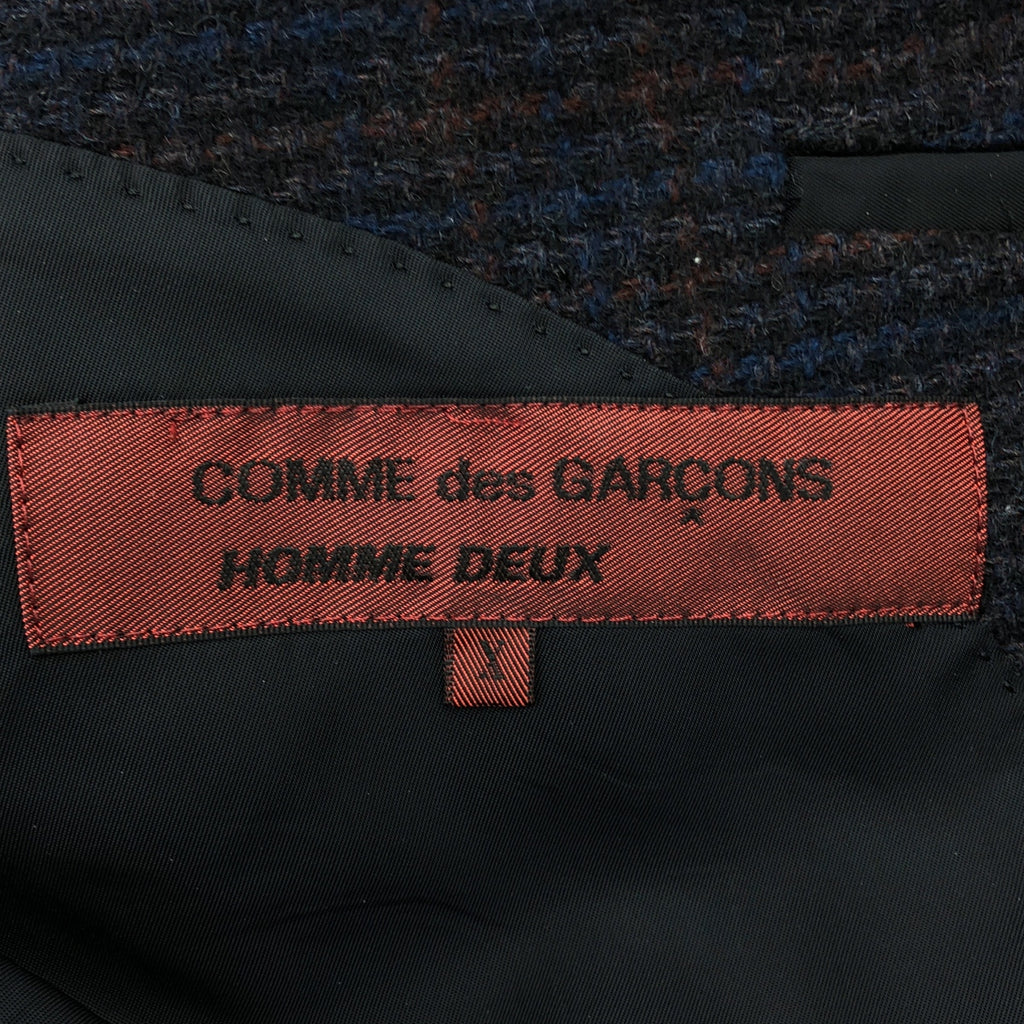 COMME des GARCONS HOMME DEUX / コムデギャルソンオムドゥ | AD1994 | グレンチェック ウール ツイード テーラードジャケット | X | マルチカラー | メンズ