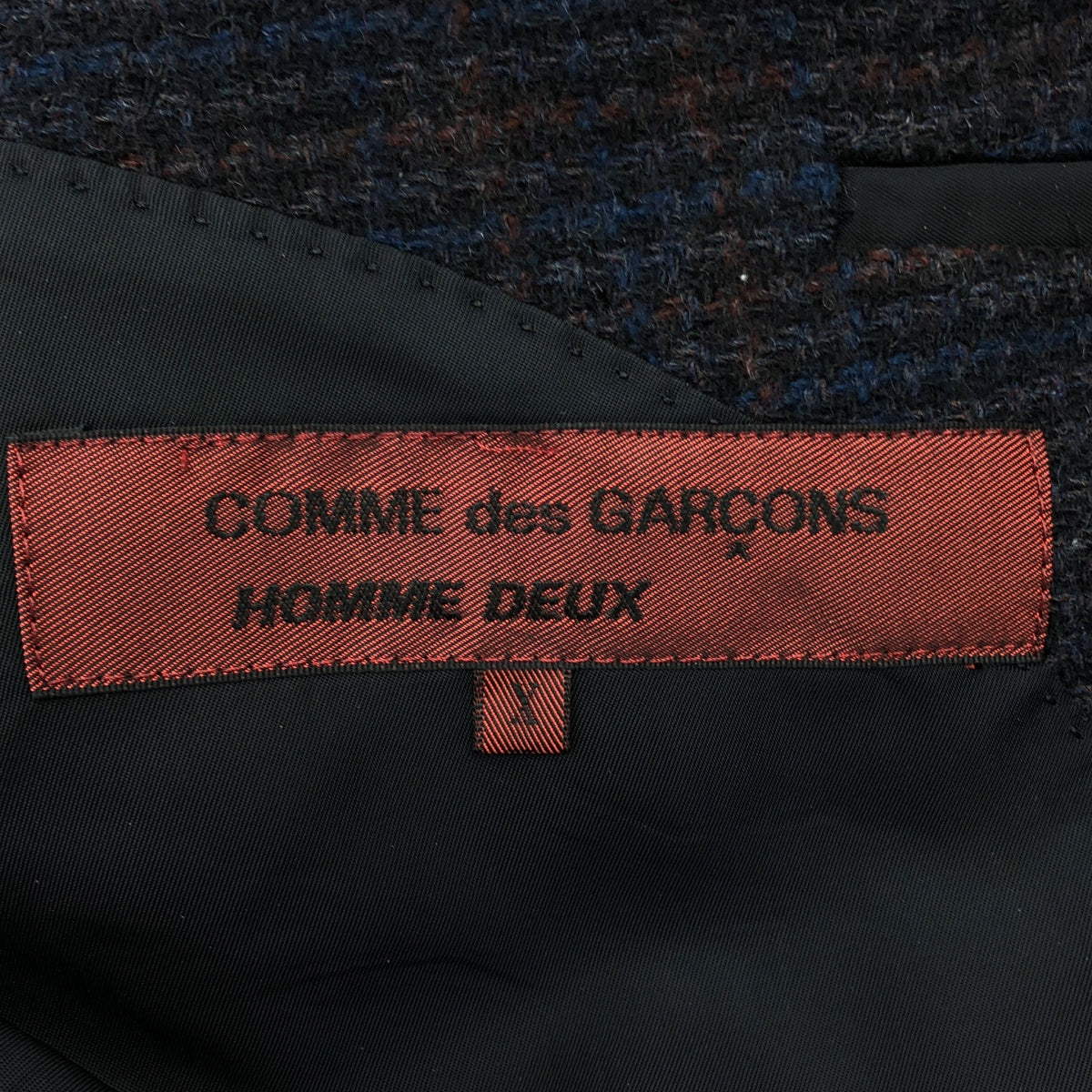 COMME des GARCONS HOMME DEUX / コムデギャルソンオムドゥ | AD1994 | グレンチェック ウール ツイード テーラードジャケット | X | マルチカラー | メンズ