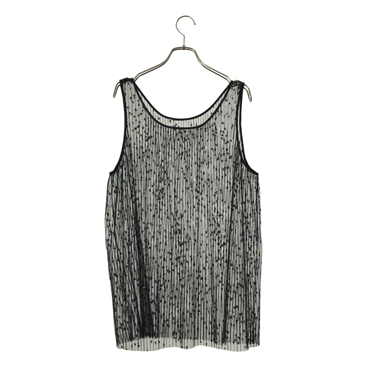 Whim Gazette | 褶皺薄紗無袖套頭衫 | F碼 | 女款