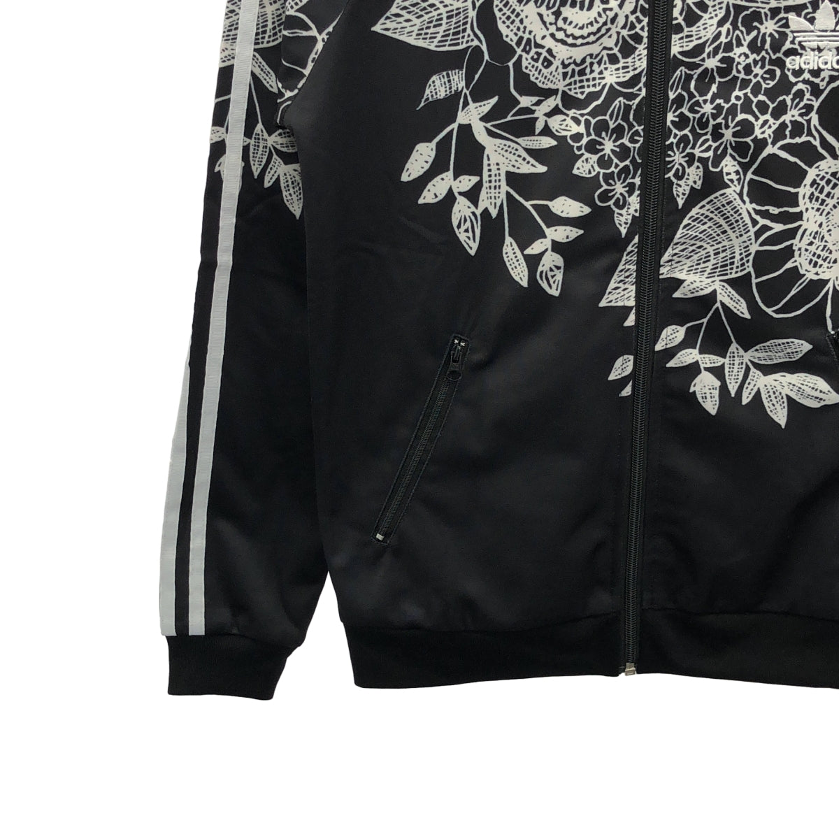 阿迪達斯 | FLORIDO SST TT / BJ8399 全身印花雙面標誌平紋運動外套 | 尺寸 O | 女款