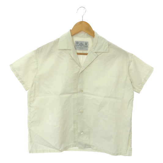 R &amp; DMCo- / Old Man's Tailor | Cotton Typewriter Open Collar Short Sleeve Shirt |