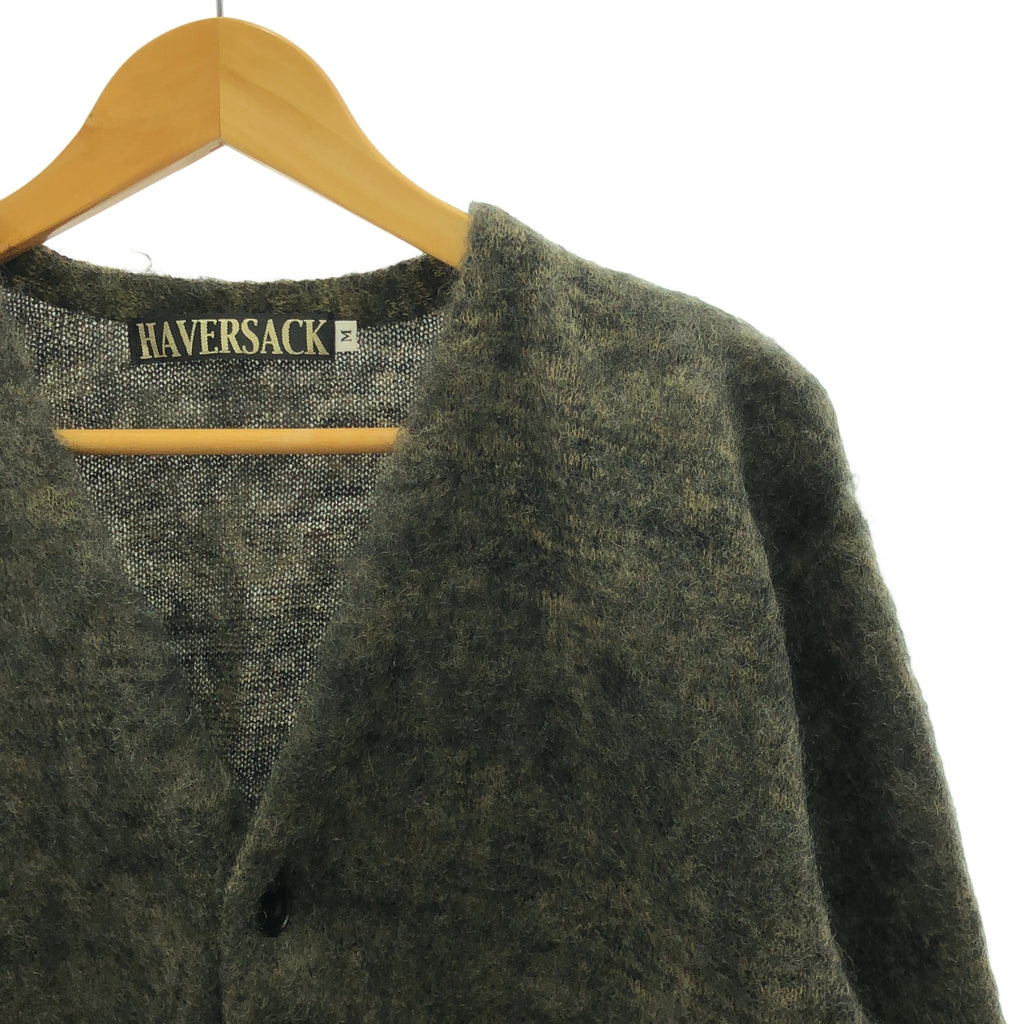 HAVERSACK / ハバーサック | モヘヤ ウール Vネック カーディガン | M | レディース