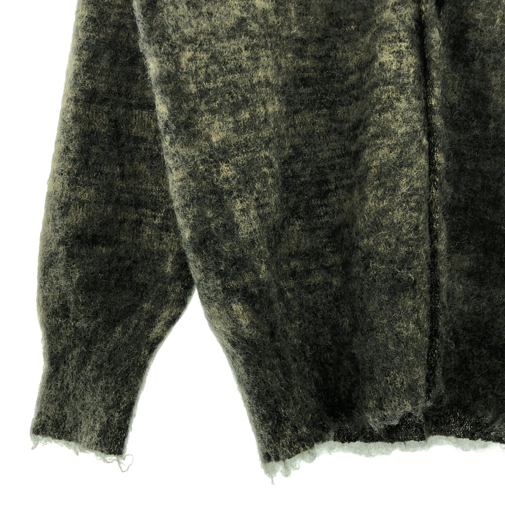 HAVERSACK / ハバーサック | モヘヤ ウール Vネック カーディガン | M | レディース