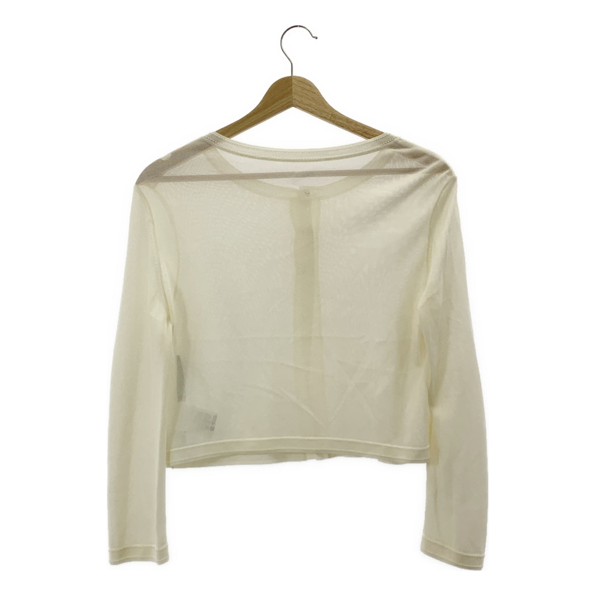 FOXEY / フォクシー | Ajoure ロゴ クルーネック カーディガン | 38 |