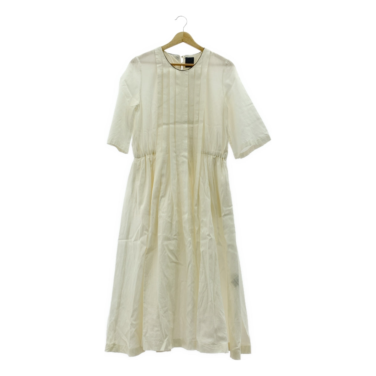 mina perhonen / ミナペルホネン | pilli ピーリ / シルク コットン ギャザーワンピース | 36 | レディース