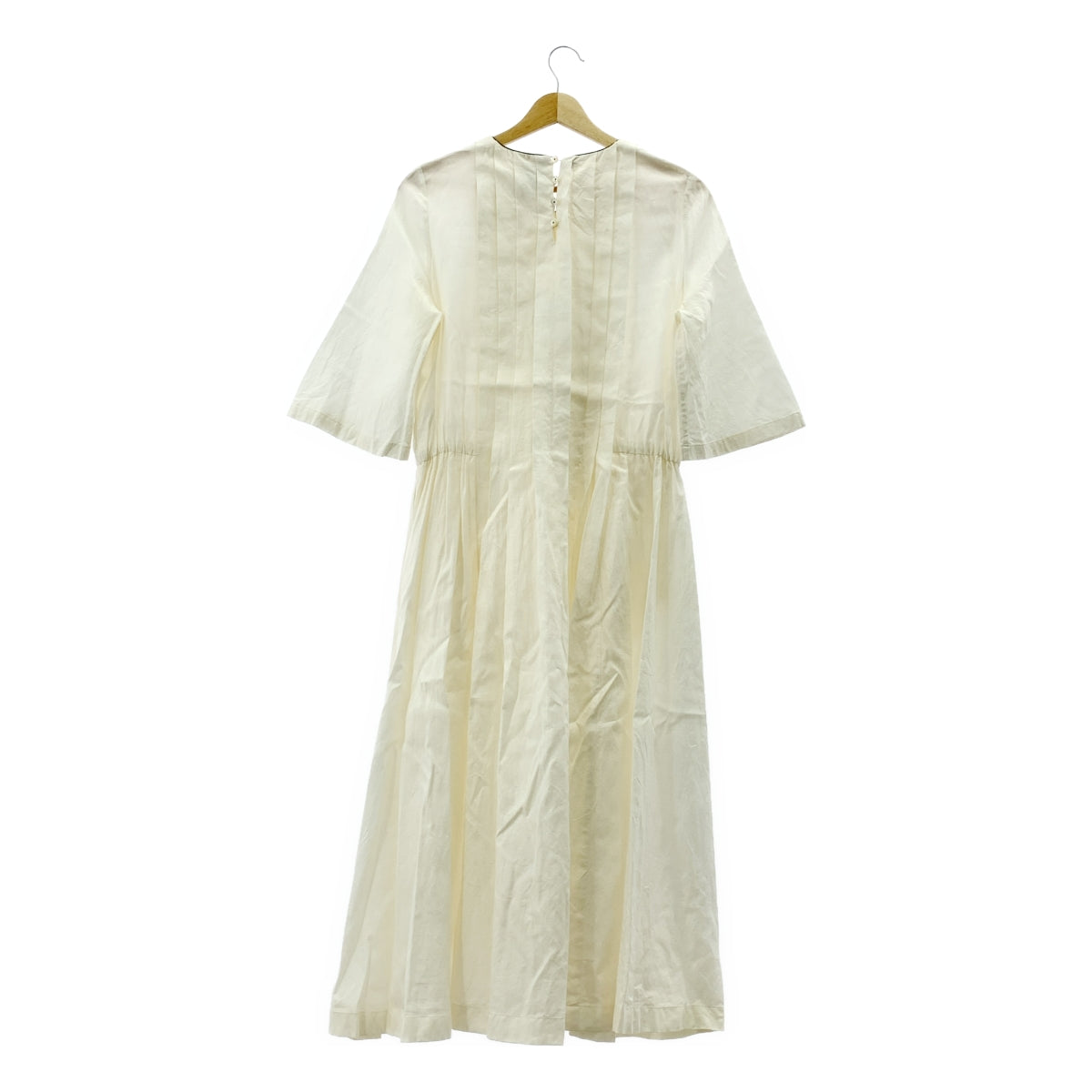 mina perhonen / ミナペルホネン | pilli ピーリ / シルク コットン ギャザーワンピース | 36 | レディース