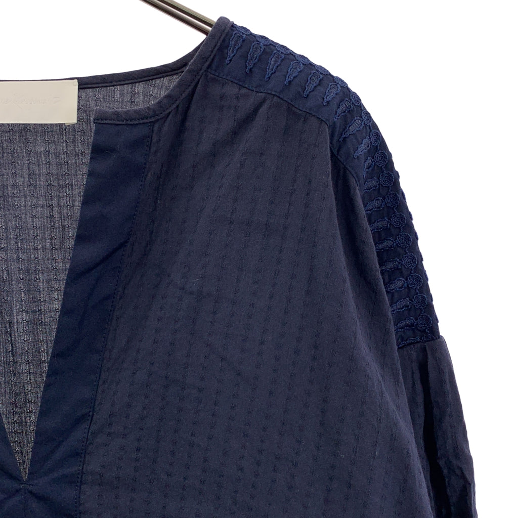 黑河內豆 | 棉質刺繡襯衫/上衣 | 1 |