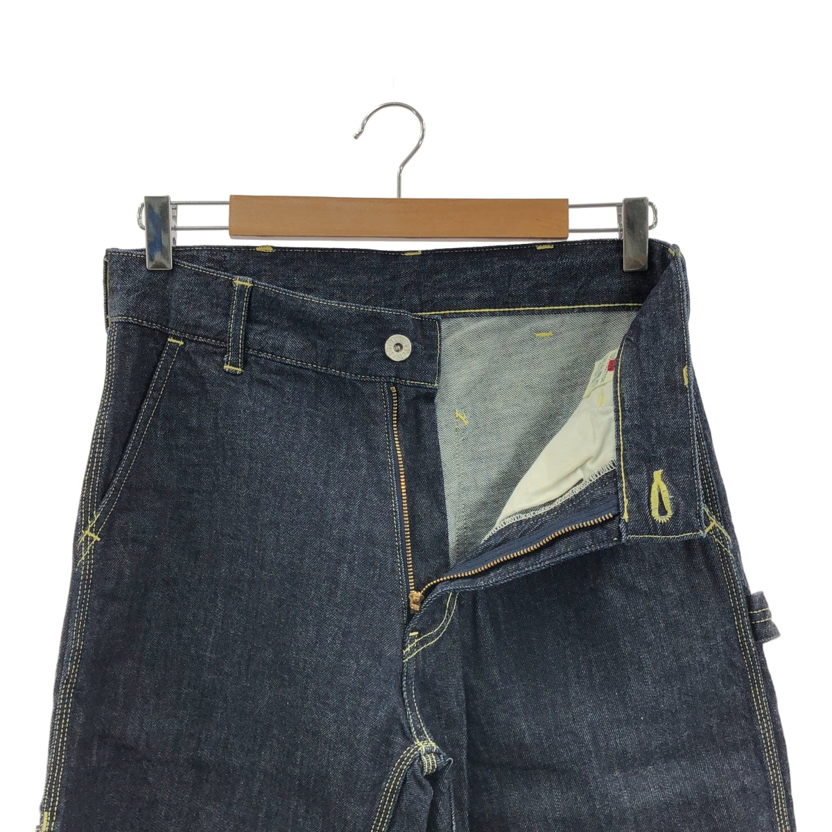 【美品】  TIGRE BROCANTE  / ティグルブロカンテ | デニム ペインター パンツ | XS | インディゴ | レディース