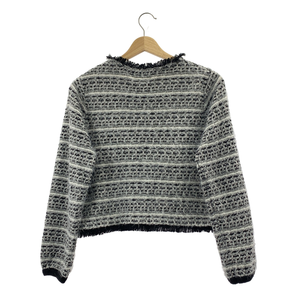 foufou / foufou | 粗花呢無領夾克 | F |