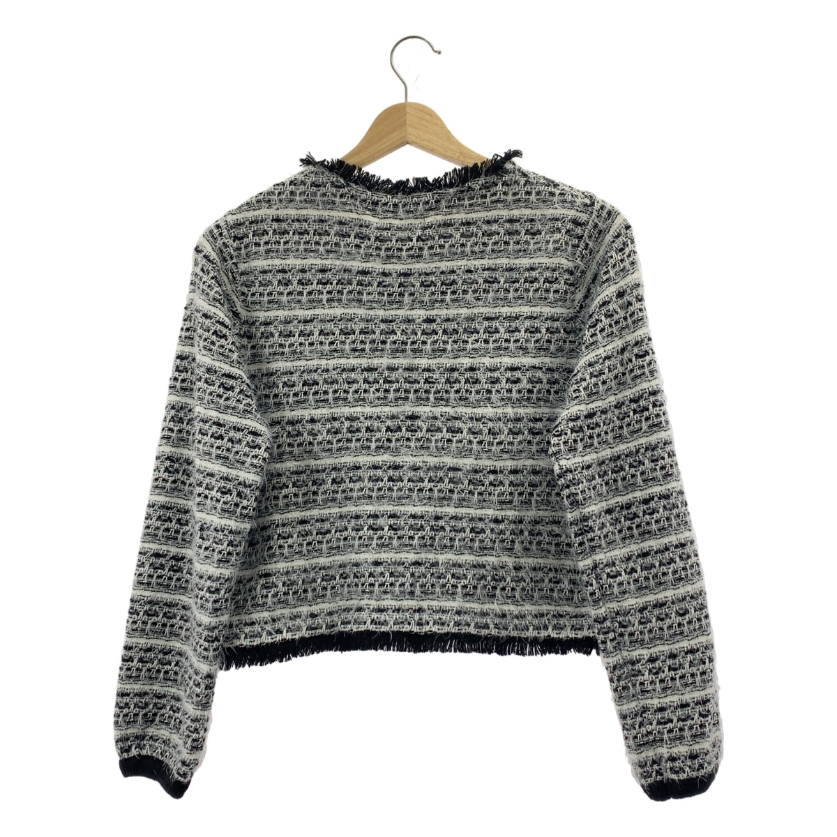 foufou / foufou | 粗花呢無領夾克 | F |