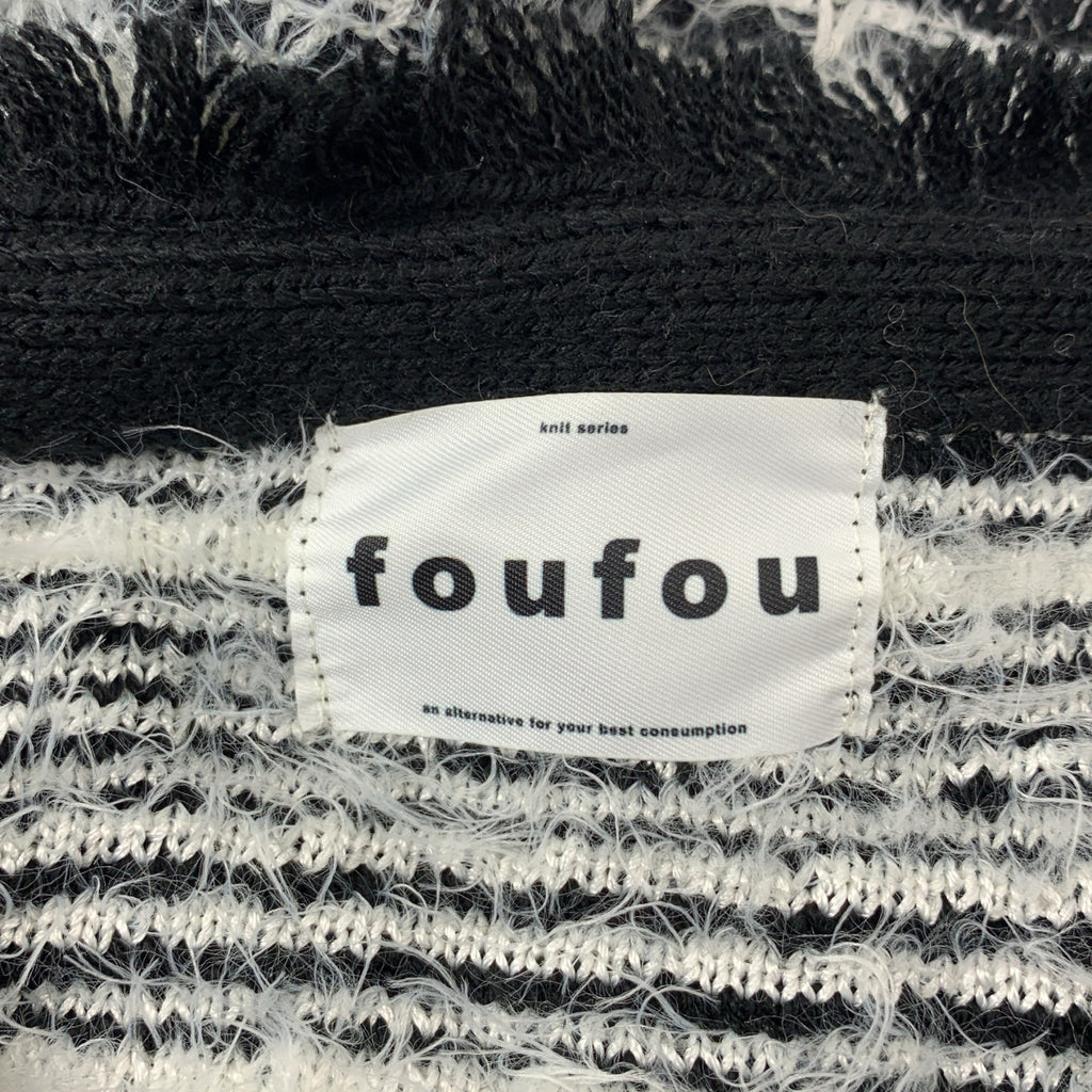 foufou / foufou | 粗花呢無領夾克 | F |