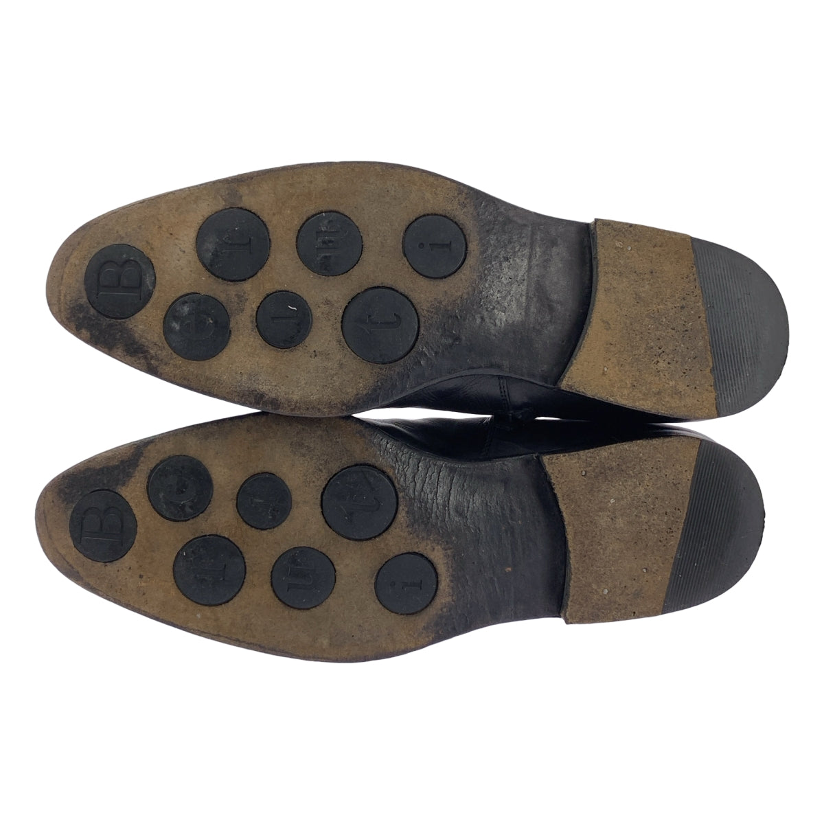 BERLUTI | 側拉鍊皮靴 | 7 碼 | 黑色 | 男款