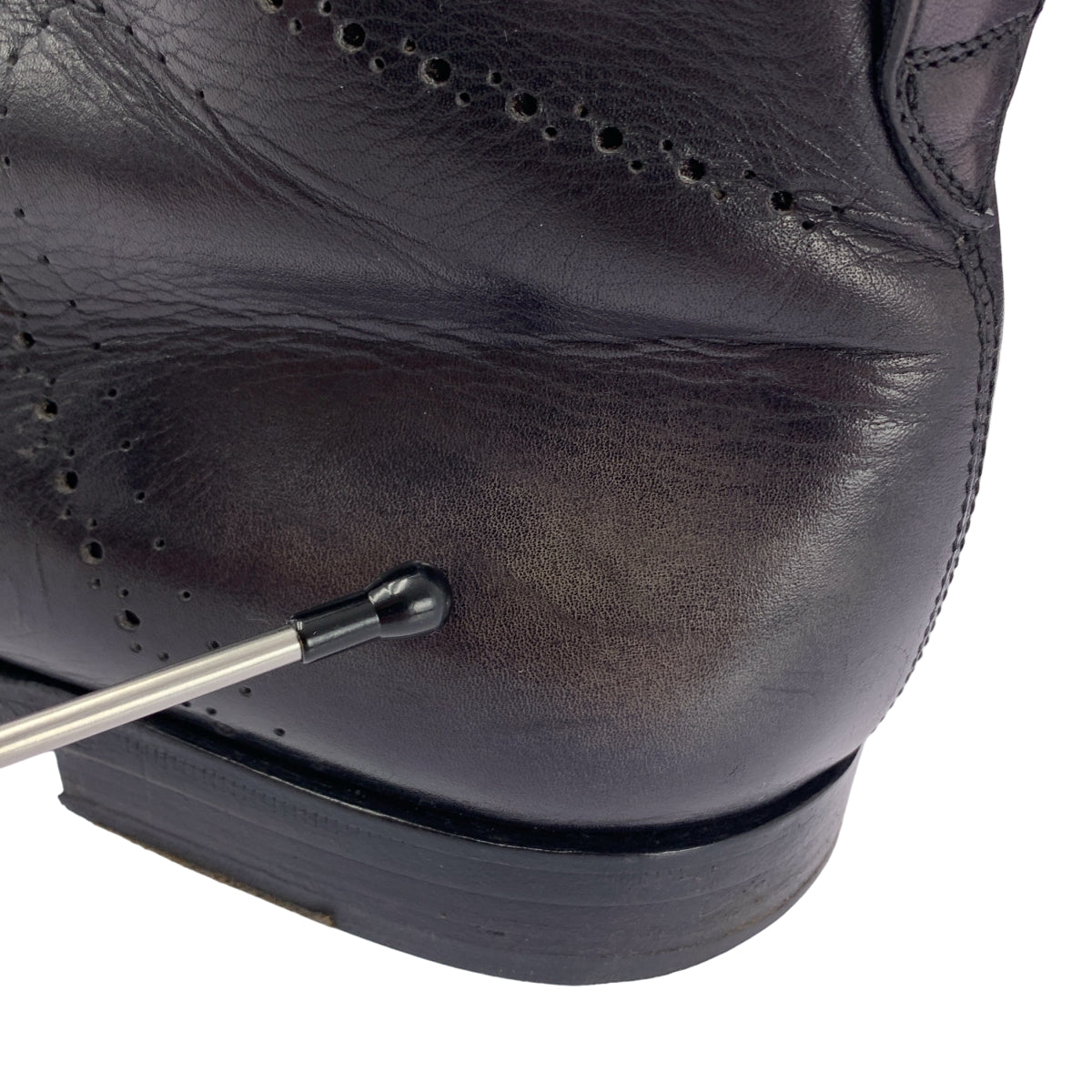 希少 Berluti ベルルッティ ブーツ レザー 本革 サイドジップ メンズ BERLUTI / ベルルッティ | サイドジップ レザーブーツ | 7
