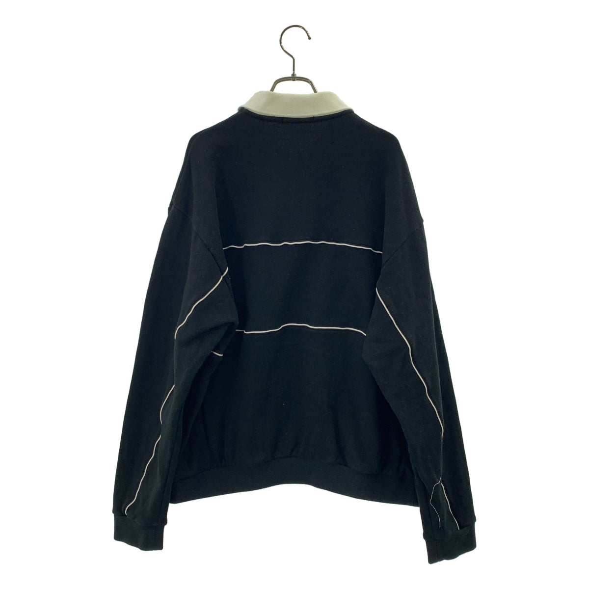 FRED PERRY / フレッドペリー | ×AMERICAN RAG CIE / ロゴ ハーフジップ スウェット | L | メンズ