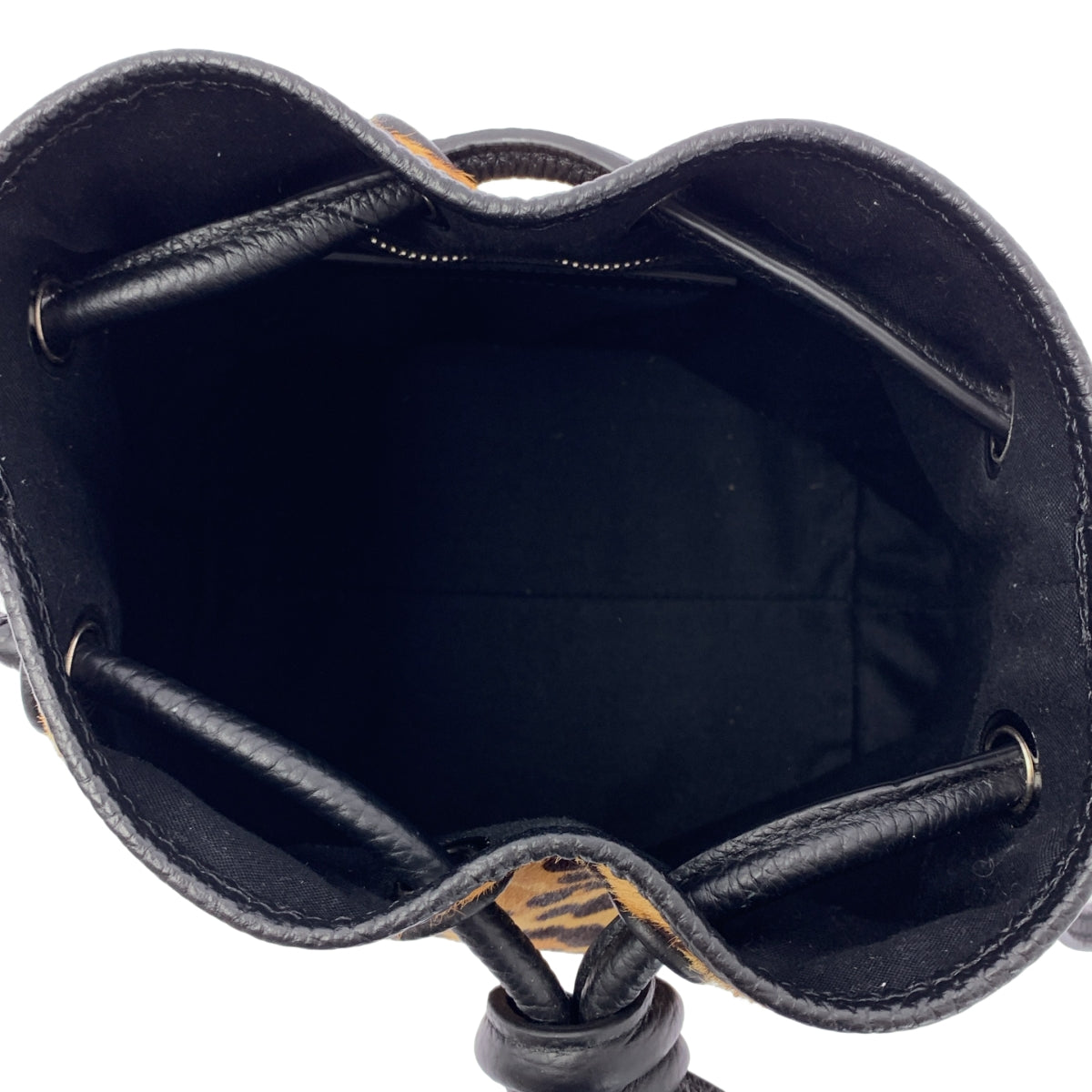 [近新] VASIC | x BEAUTY&amp;YOUTH 30週年紀念 BOND MINI Harako 皮革豹紋手提包 | 棕色 | 女款