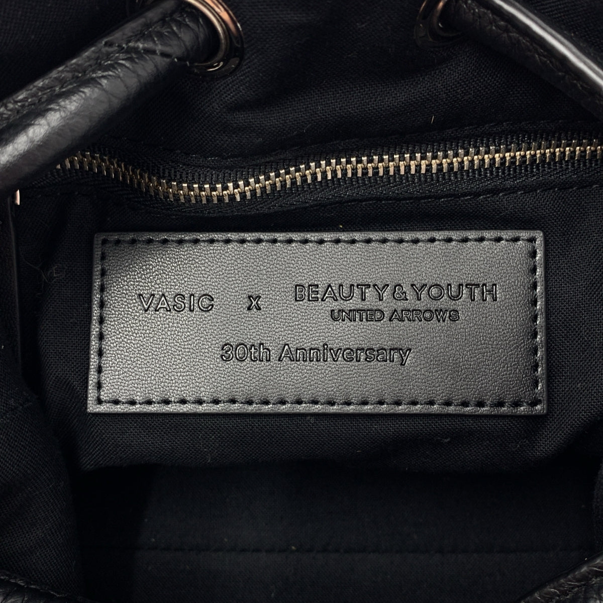 VASIC / ヴァジック | × BEAUTY&YOUTH / ビューティーアンドユース 30th Anniversary BOND MINI / ボンドミニハラコ レザー レオパード ハンドバッグ |