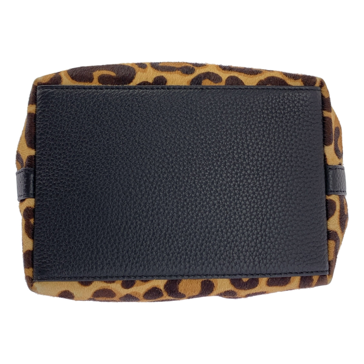 [近新] VASIC | x BEAUTY&amp;YOUTH 30週年紀念 BOND MINI Harako 皮革豹紋手提包 | 棕色 | 女款