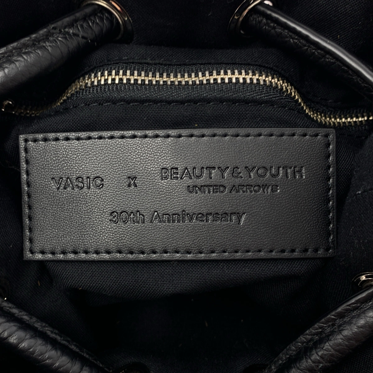 VASIC / ヴァジック | × BEAUTY&YOUTH / ビューティーアンドユース 30th Anniversary BOND MINI / ボンドミニハラコ レザー レオパード ハンドバッグ |