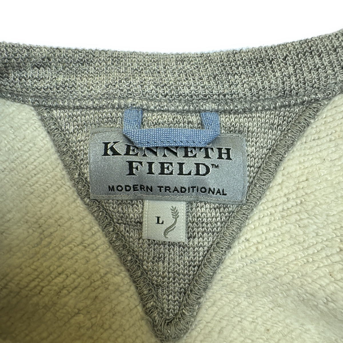 KENNETH FIELD / Kenneth Field | SWEAT RAGLAN CREW / Marbled sweatshirt pullover | L | Men's