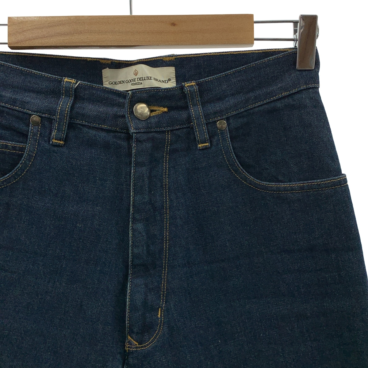 GOLDEN GOOSE / ゴールデングース | スター デニム ワイド パンツ | 25 | インディゴ | レディース