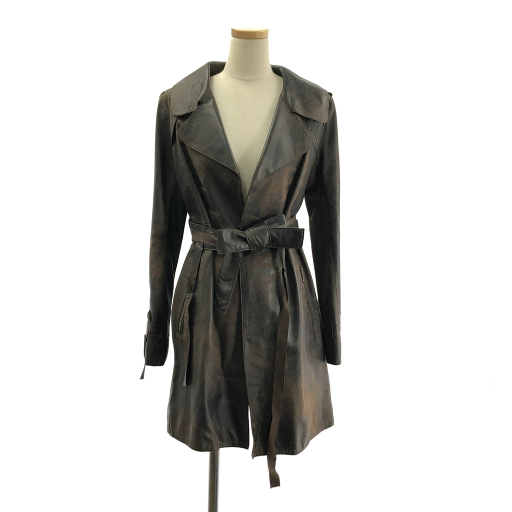 BEATING HEART / 비팅 하트 | 양가죽 램 가죽 벨티드 코트 / 총 안감 | 2 |