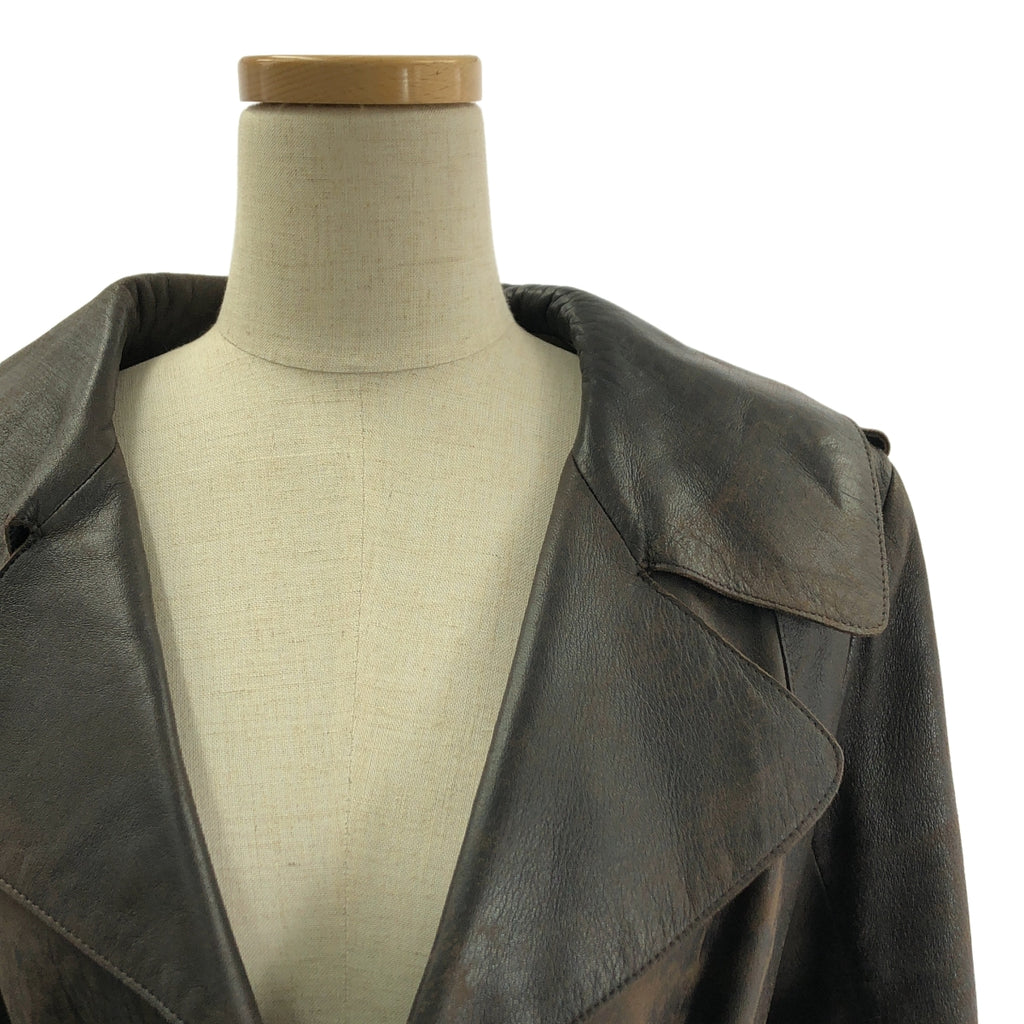 BEATING HEART / 비팅 하트 | 양가죽 램 가죽 벨티드 코트 / 총 안감 | 2 |