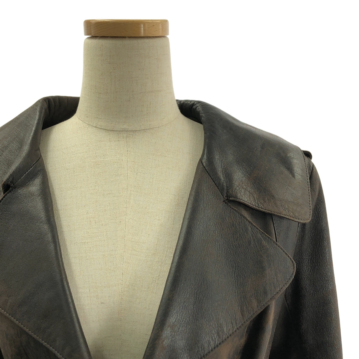 BEATING HEART / ビーティングハート | 羊革 ラムレザー ベルテッド コート / 総裏地 | 2 | レディース