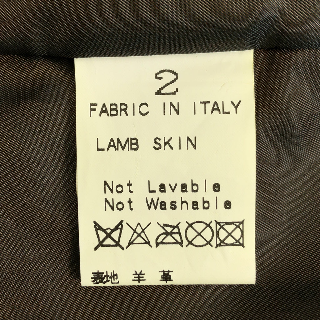 BEATING HEART / 비팅 하트 | 양가죽 램 가죽 벨티드 코트 / 총 안감 | 2 |