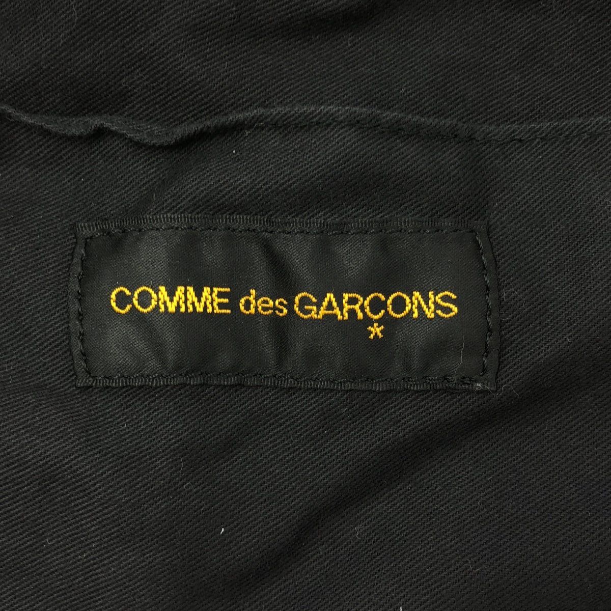 COMME des GARCONS / 콤데 갤슨 | 벨루어 플라워 장식 드로 스트링 건착 핸드 토트 백 |