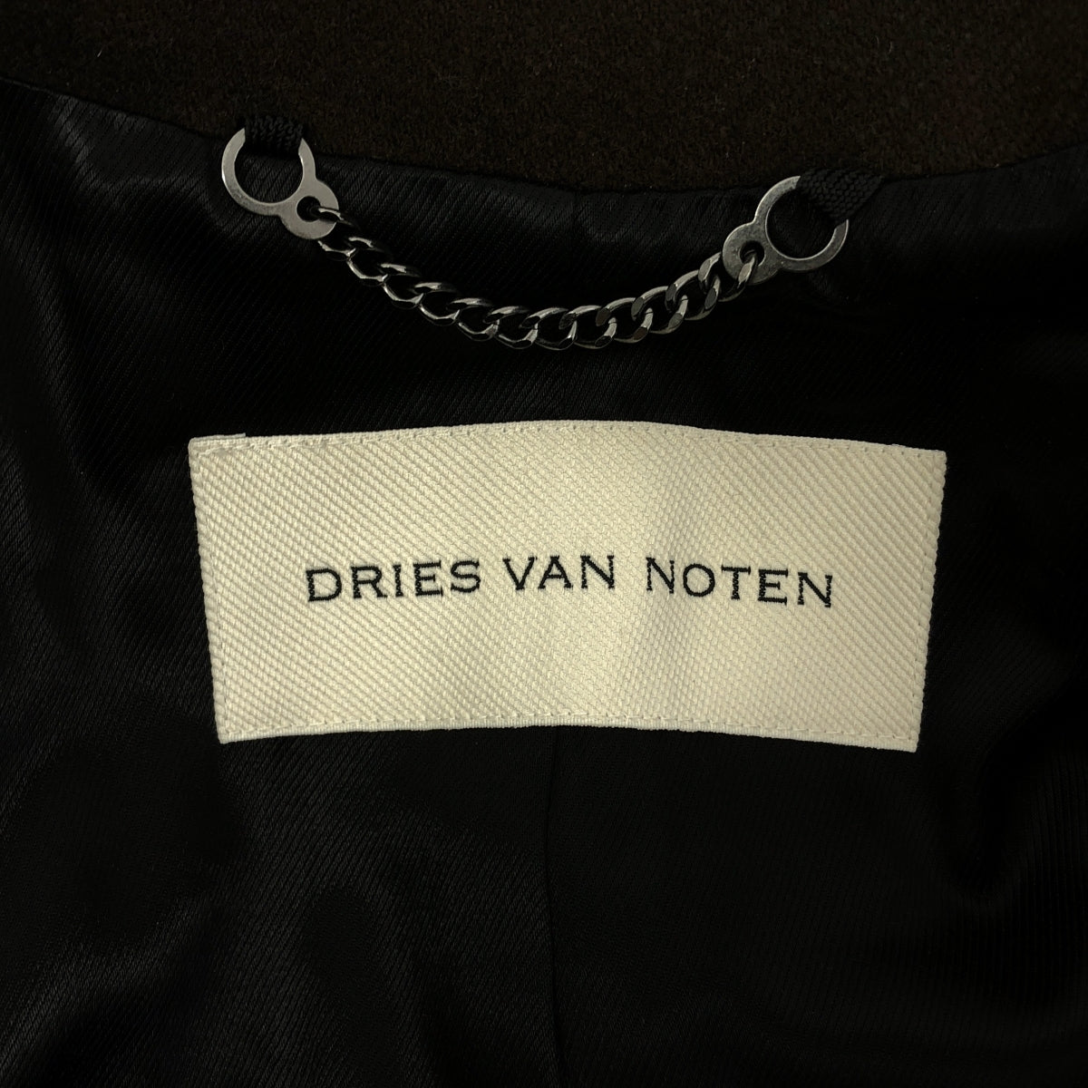 【美品】  DRIES VAN NOTEN / ドリスヴァンノッテン | 2024AW | RALPHIE 9236 M.W.COAT ウール トレンチコート | M | ブラウン | メンズ