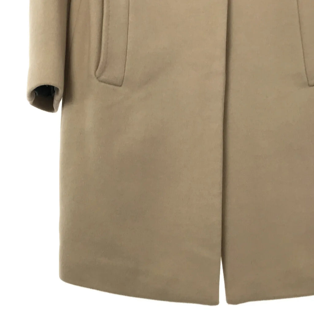 TOMORROWLAND collection / トゥモローランドコレクション | ウール メルトン ノーカラージャケット | 38 | ベージュ | レディース