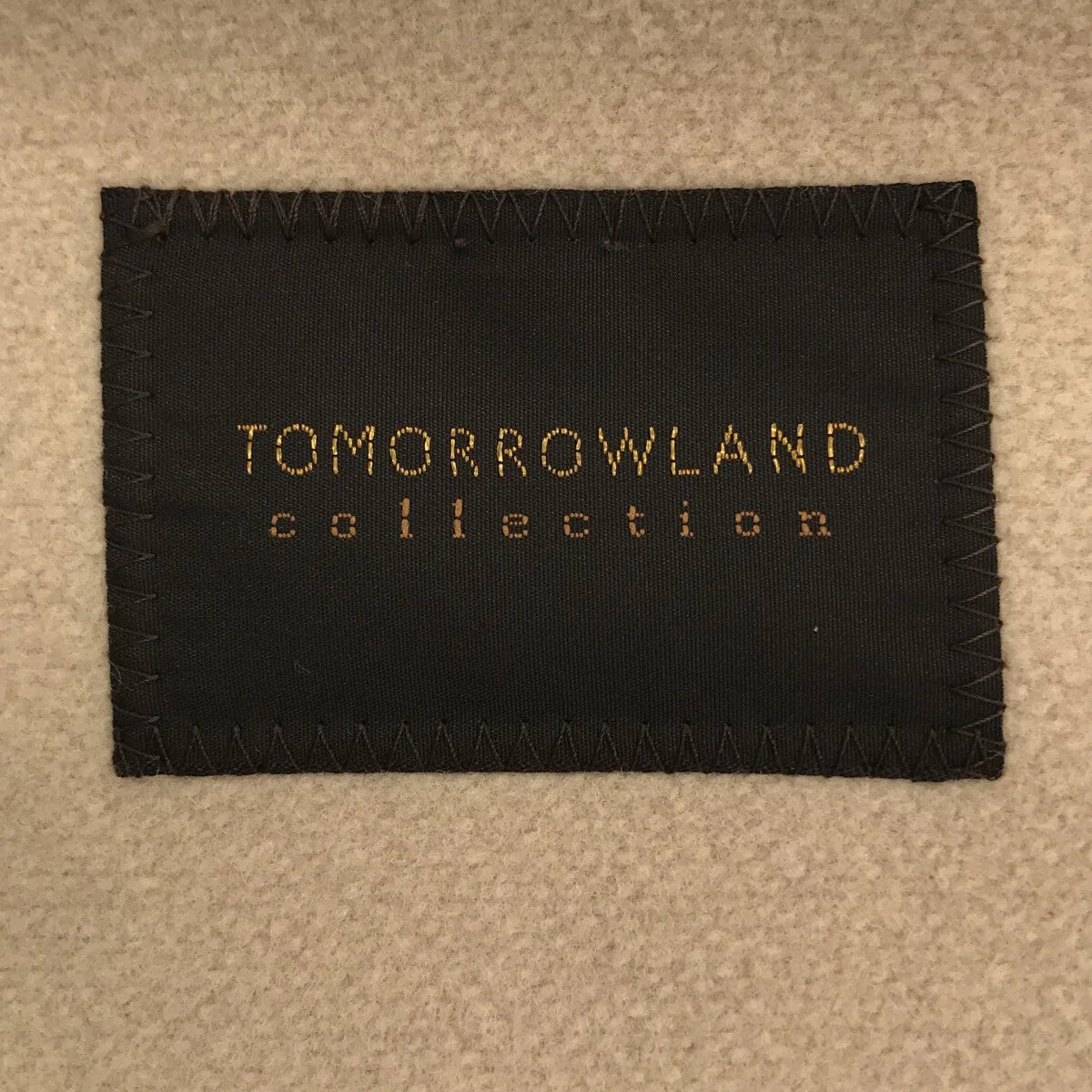 TOMORROWLAND collection / トゥモローランドコレクション | ウール メルトン ノーカラージャケット | 38 | ベージュ | レディース