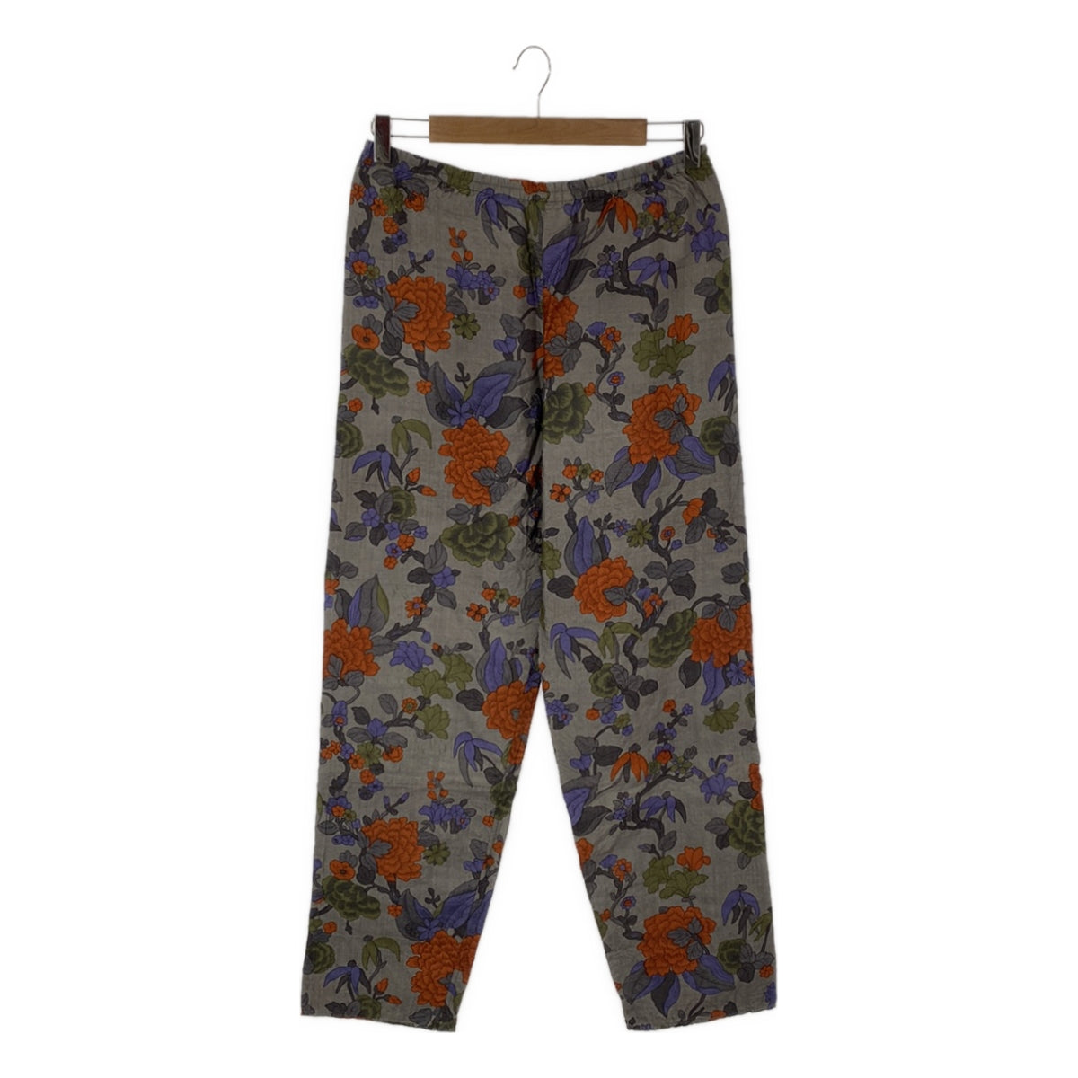 SAINT LAURENT | Flower Easy Pants | Grey | Women's