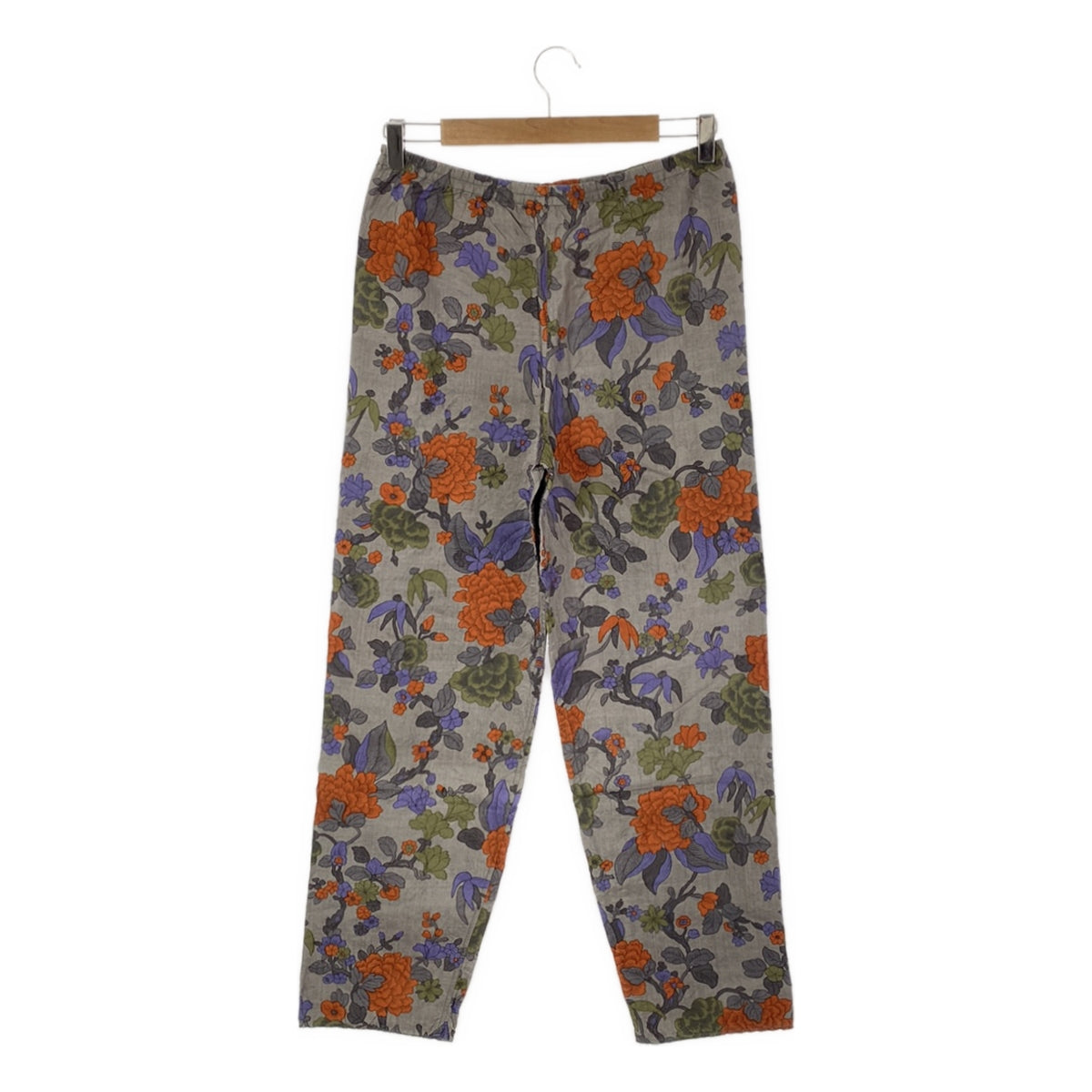 SAINT LAURENT | Flower Easy Pants | Grey | Women's