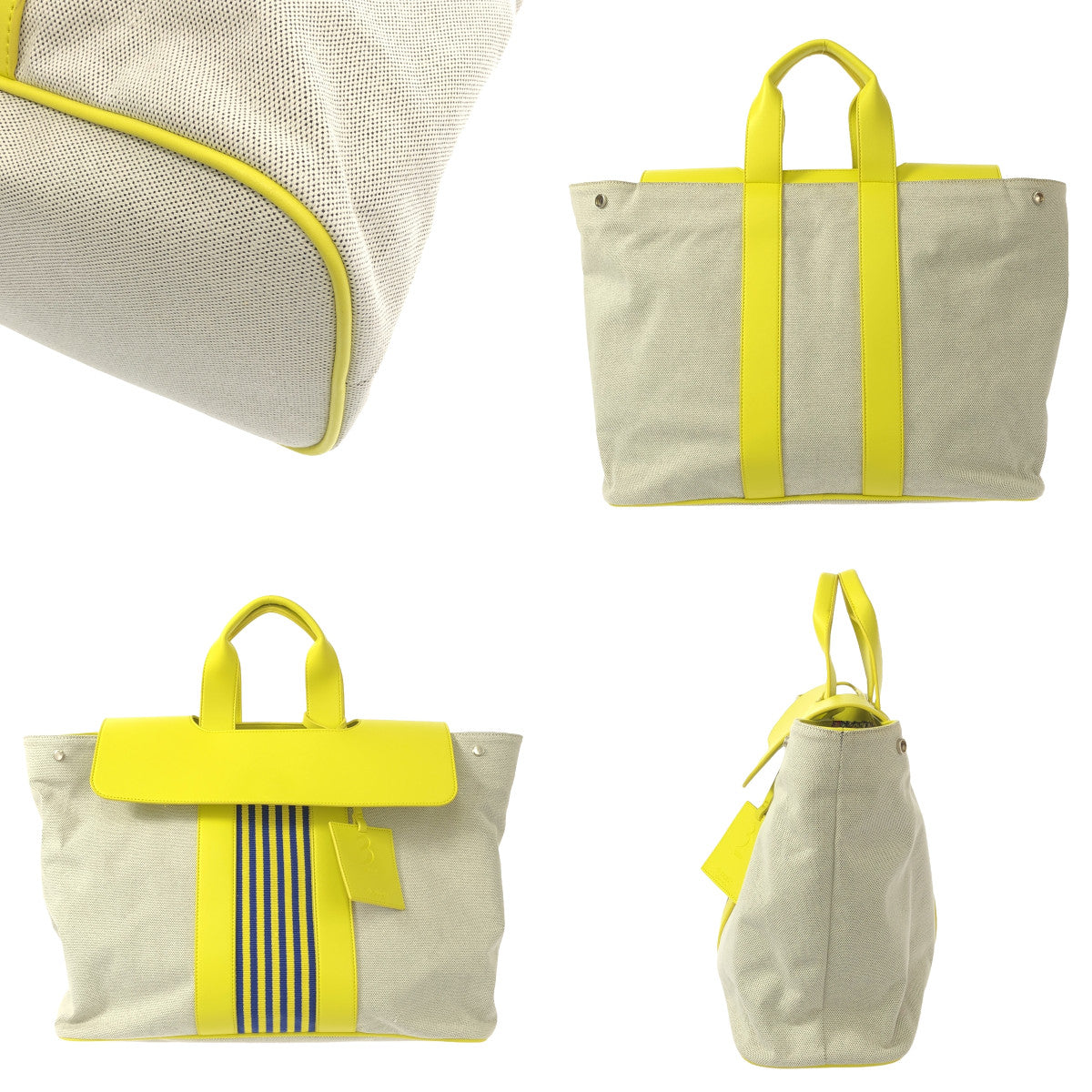 CLOUDY / クラウディ | Two tone kente bag / レザー 切替 キャンバス トートバッグ | – KLD